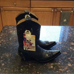 Old Gringo Yippee Ki Yay Snip Toe Boots size 6